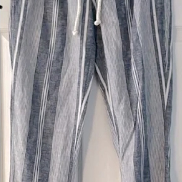 Sigrid Olsen striped cotton and linen pant size Large - Picture 5 of 7